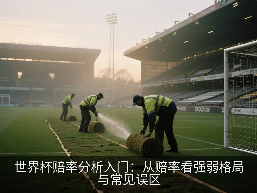 世界杯主题的数据可视化图，展示球队强弱对比与赔率曲线
